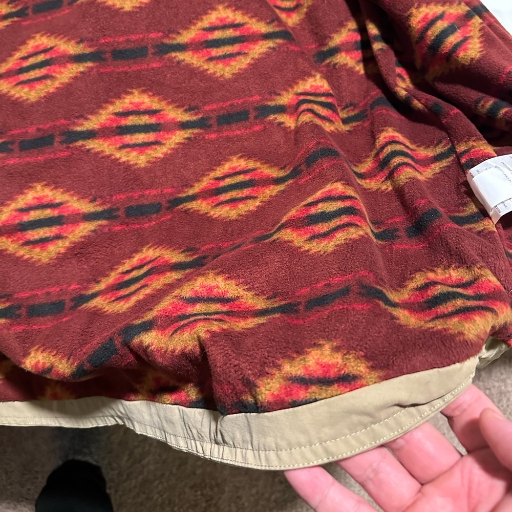 EDDIE BAUER - Menβs 2XL Flannel Lined Shirt Jacket - Picture 9 of 13